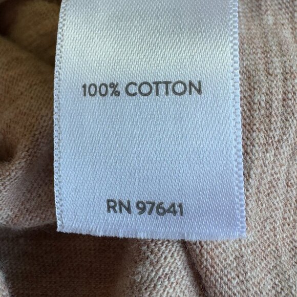 Pure Jill Easy Dolman Tunic Mauve Heather Cap Sleeve V Neck High Low Hem Medium - Picture 5 of 6